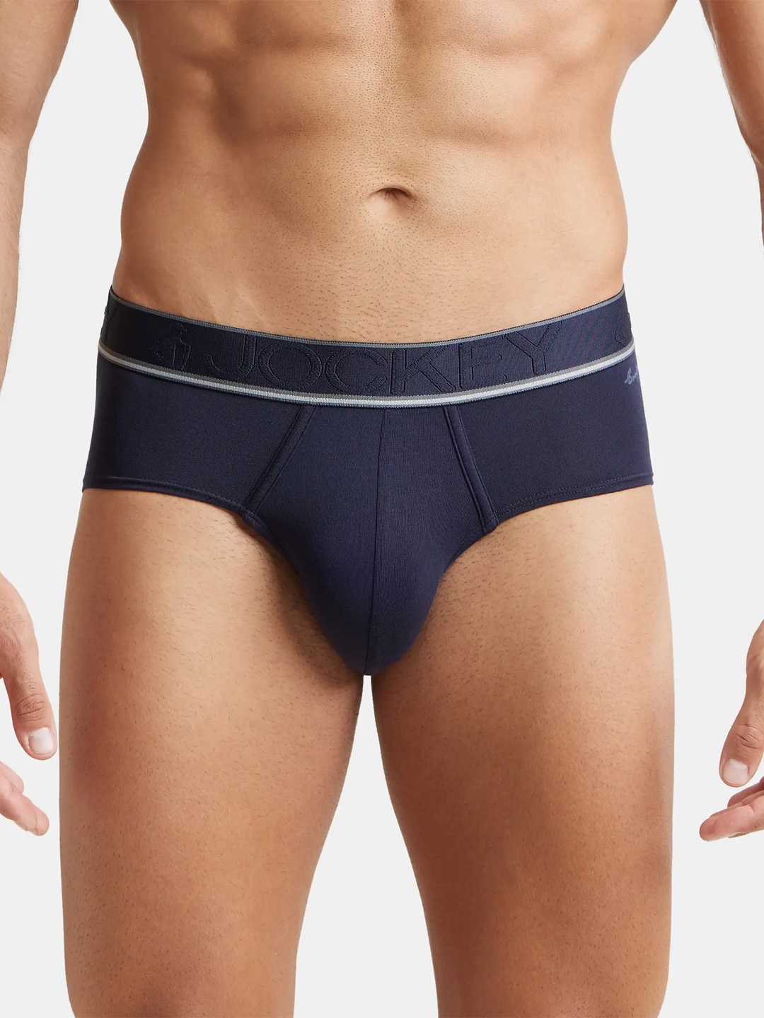 

Jockey Modal Mid-Rise Briefs HG15-0101-TNAVY, Navy blue