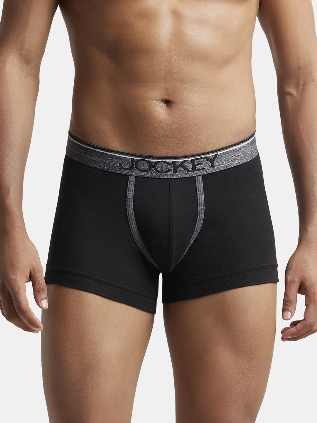 

Jockey Combed Cotton Rib Boxer Brief with Ultrasoft and Durable Waistband-8009, Black