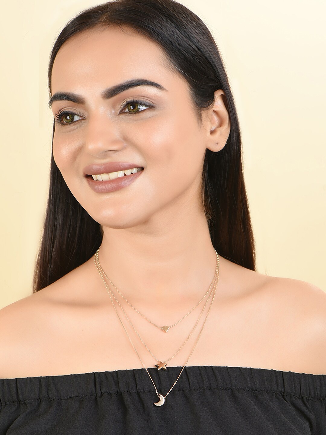 

ToniQ Gold-Plated Layered Necklace