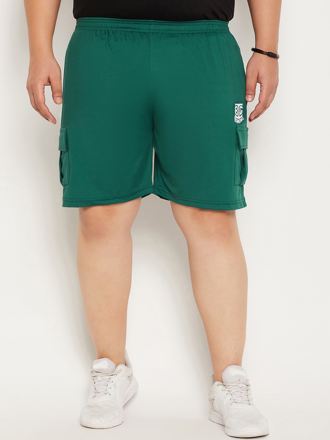 

bigbanana Men Plus Size Rapid-Dry Technology Shorts, Green