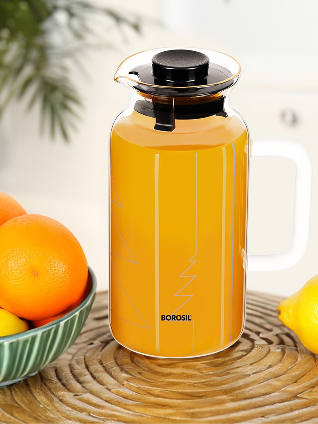 

BOROSIL Sintra Transparent Borosilicate Multipurpose Jug With Lid 1 L