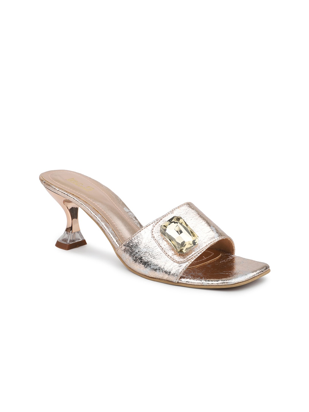 

Inc 5 Embellished Kitten Heels, Rose gold