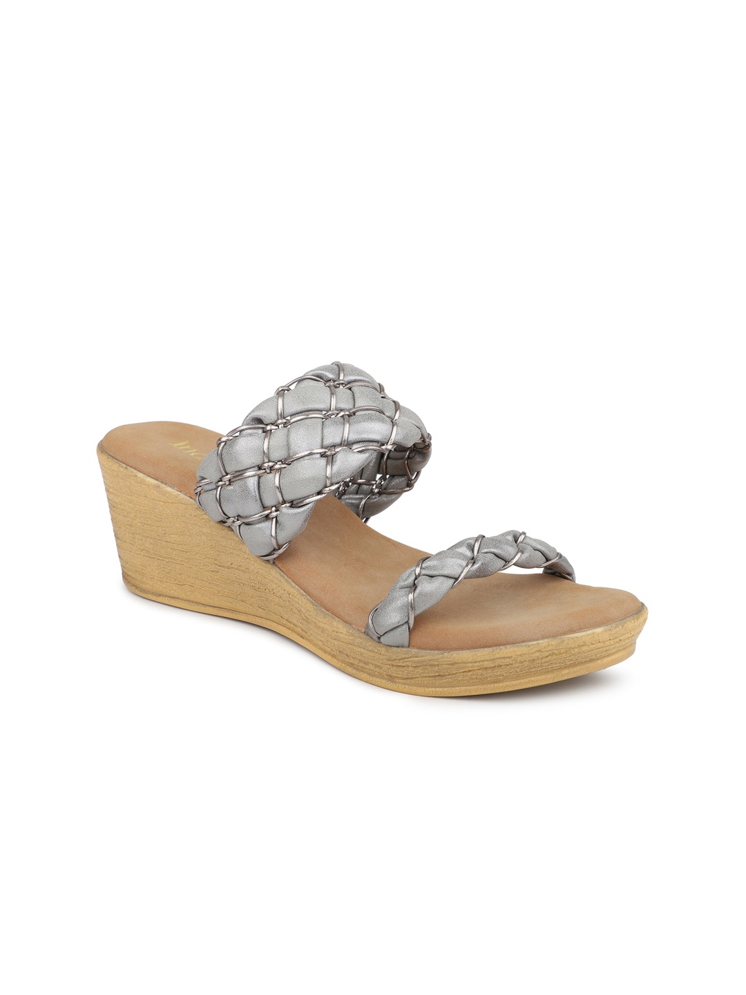 

Inc 5 Textured Wedge Heels, Grey