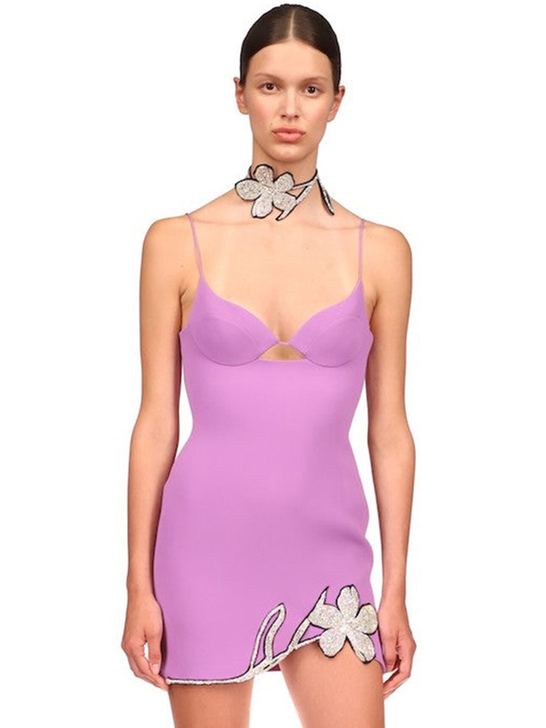 

LULU & SKY Purple Bodycon Mini Dress
