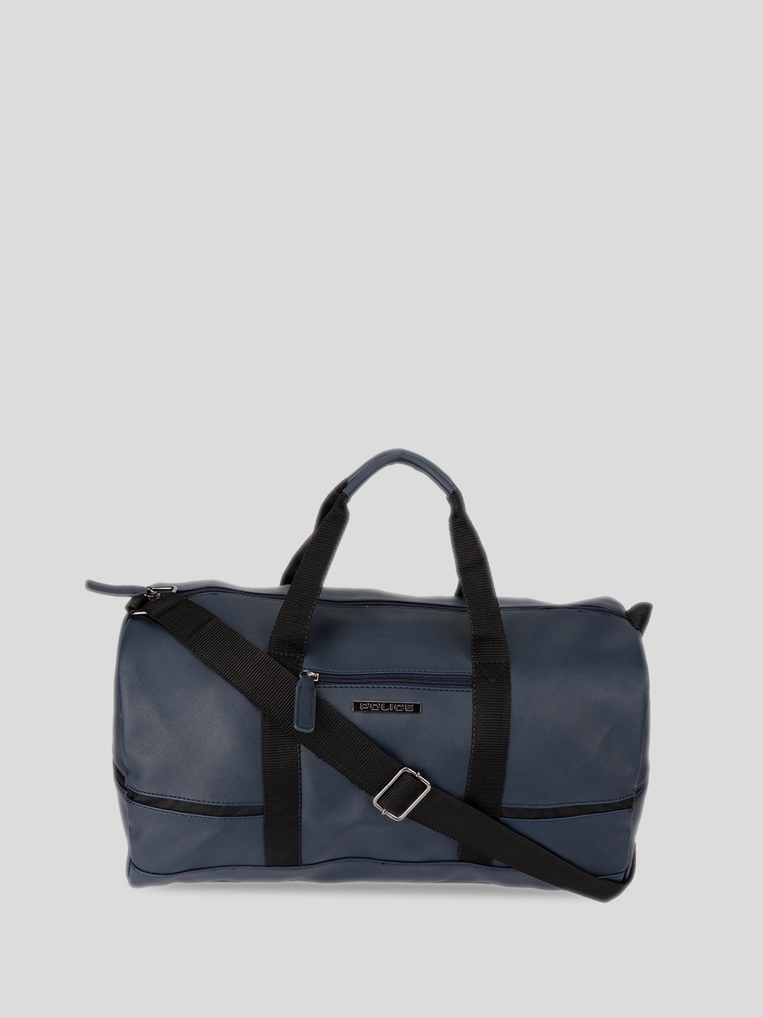 

Police Vegan Leather Duffle Bag, Blue