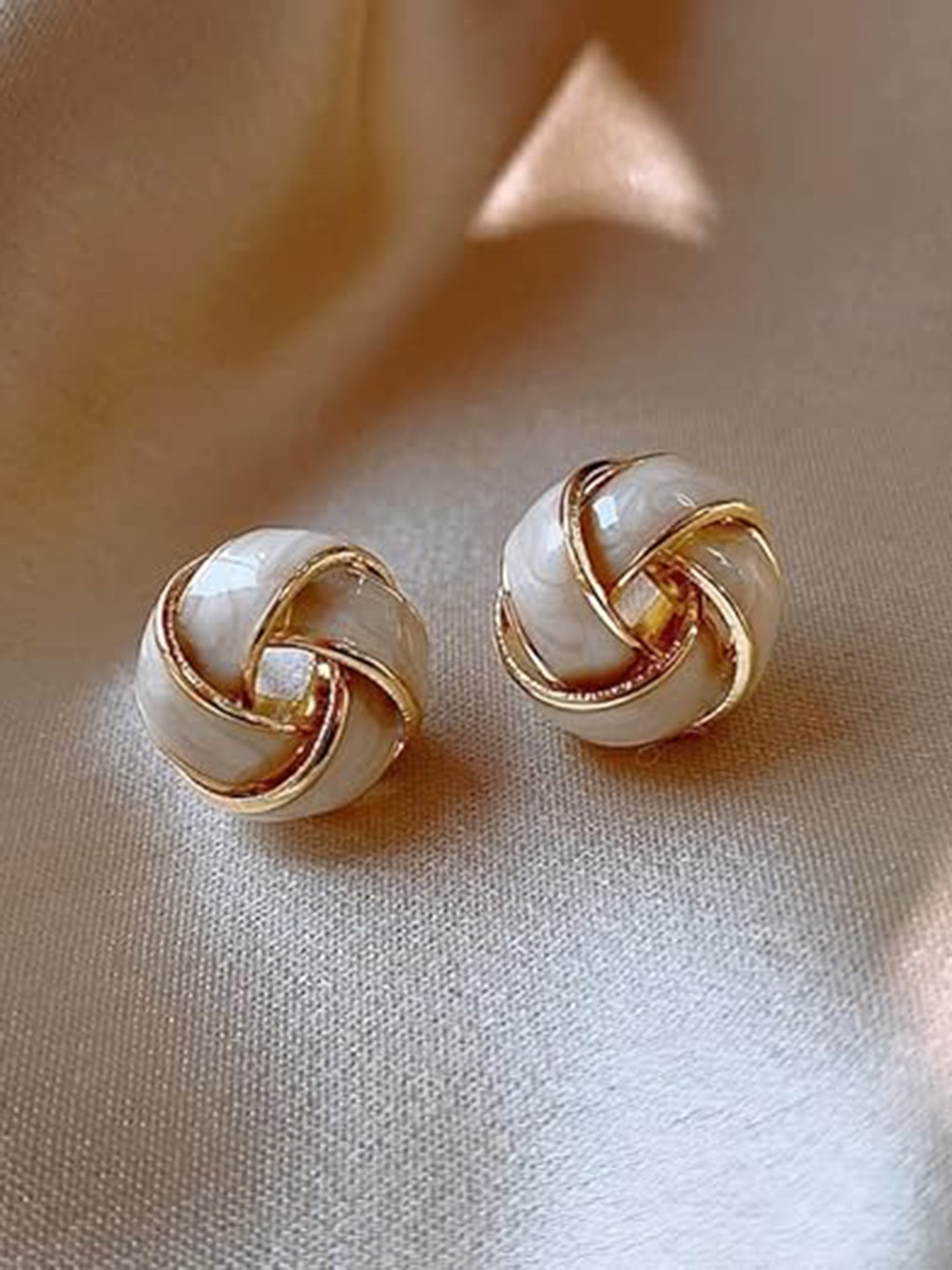 

KRYSTALZ Gold Plated Studs Earrings