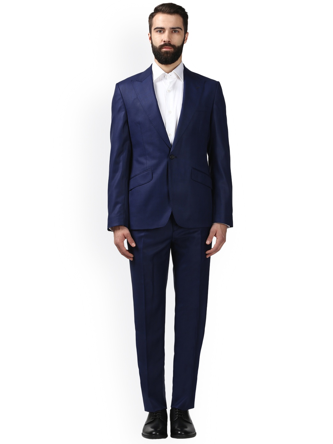 

Raymond Men Solid Blue Suit