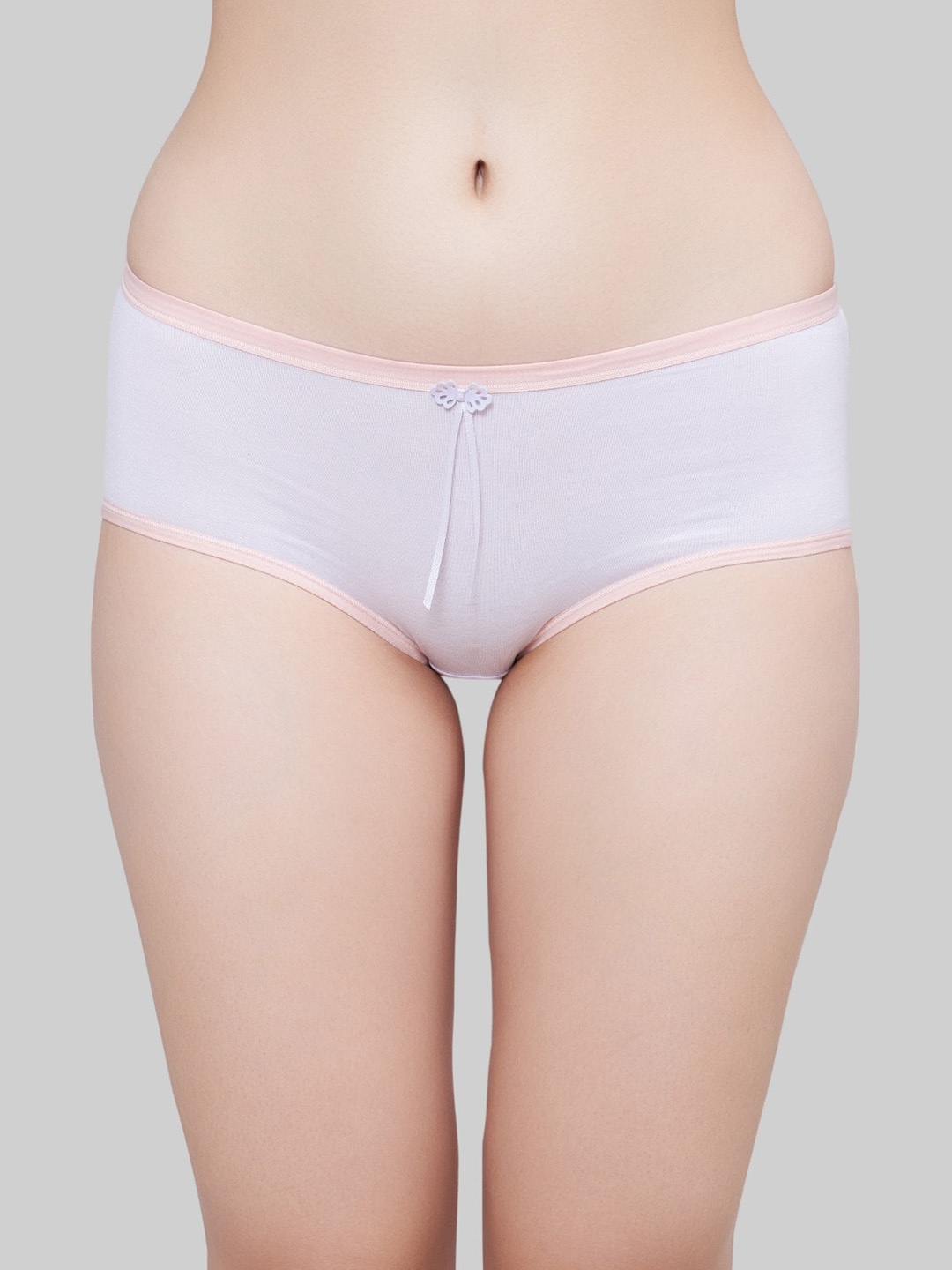 

PLUMBURY Women Anti Microbial Mid-Raise Hipster Briefs, Lavender