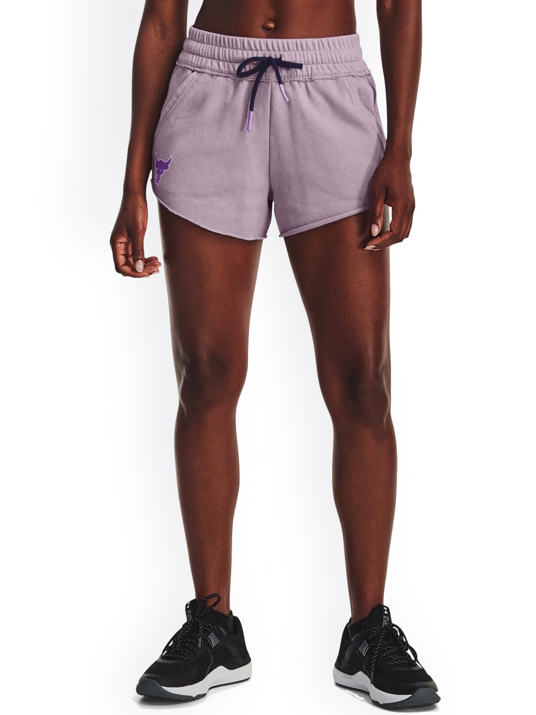 

UNDER ARMOUR Women Mid-Rise Training or Gym Sports Shorts, Purple