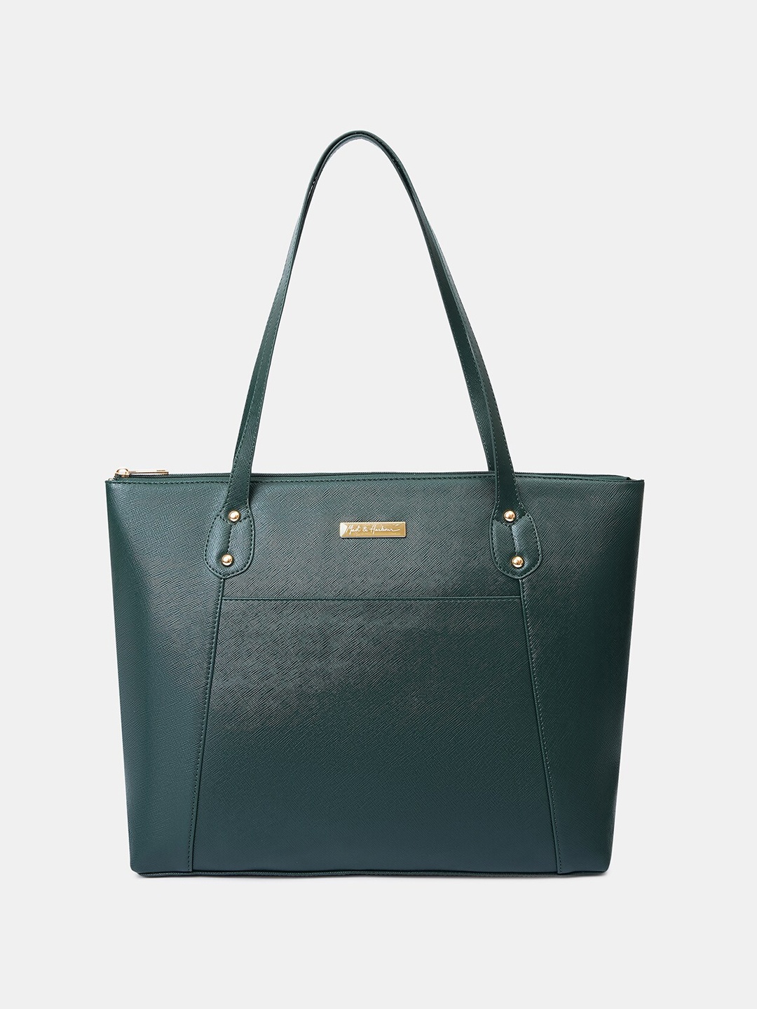 

Mast & Harbour PU Shopper Tote Bag, Green