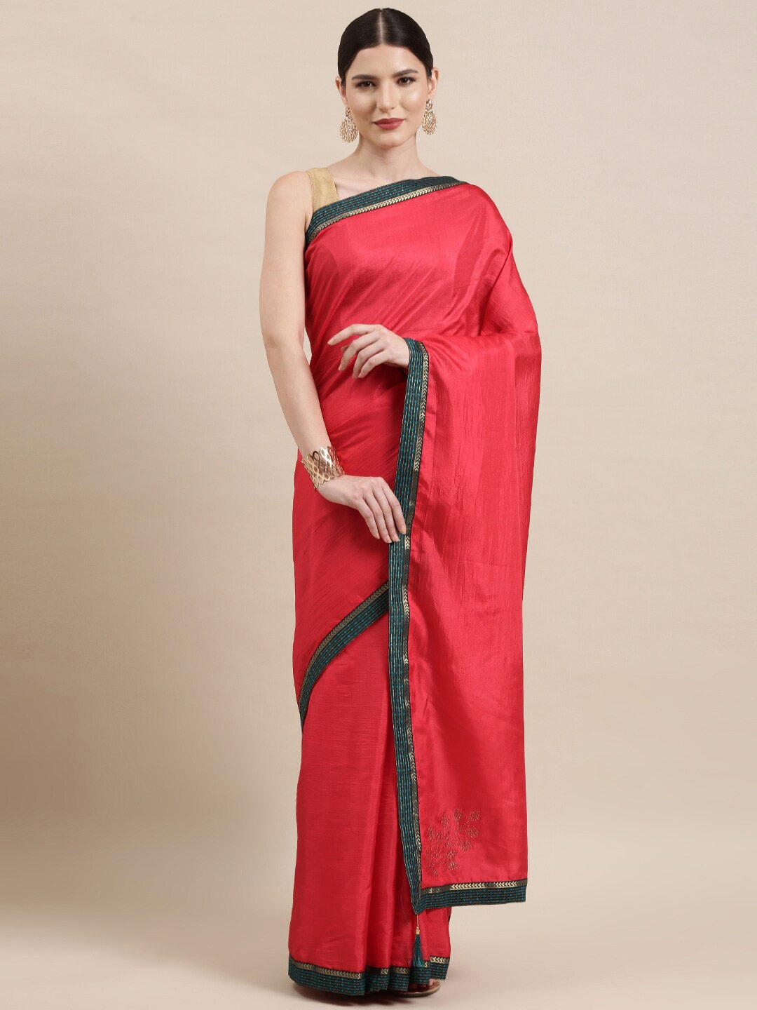 

KALINI embroidered Pure Silk Saree, Pink