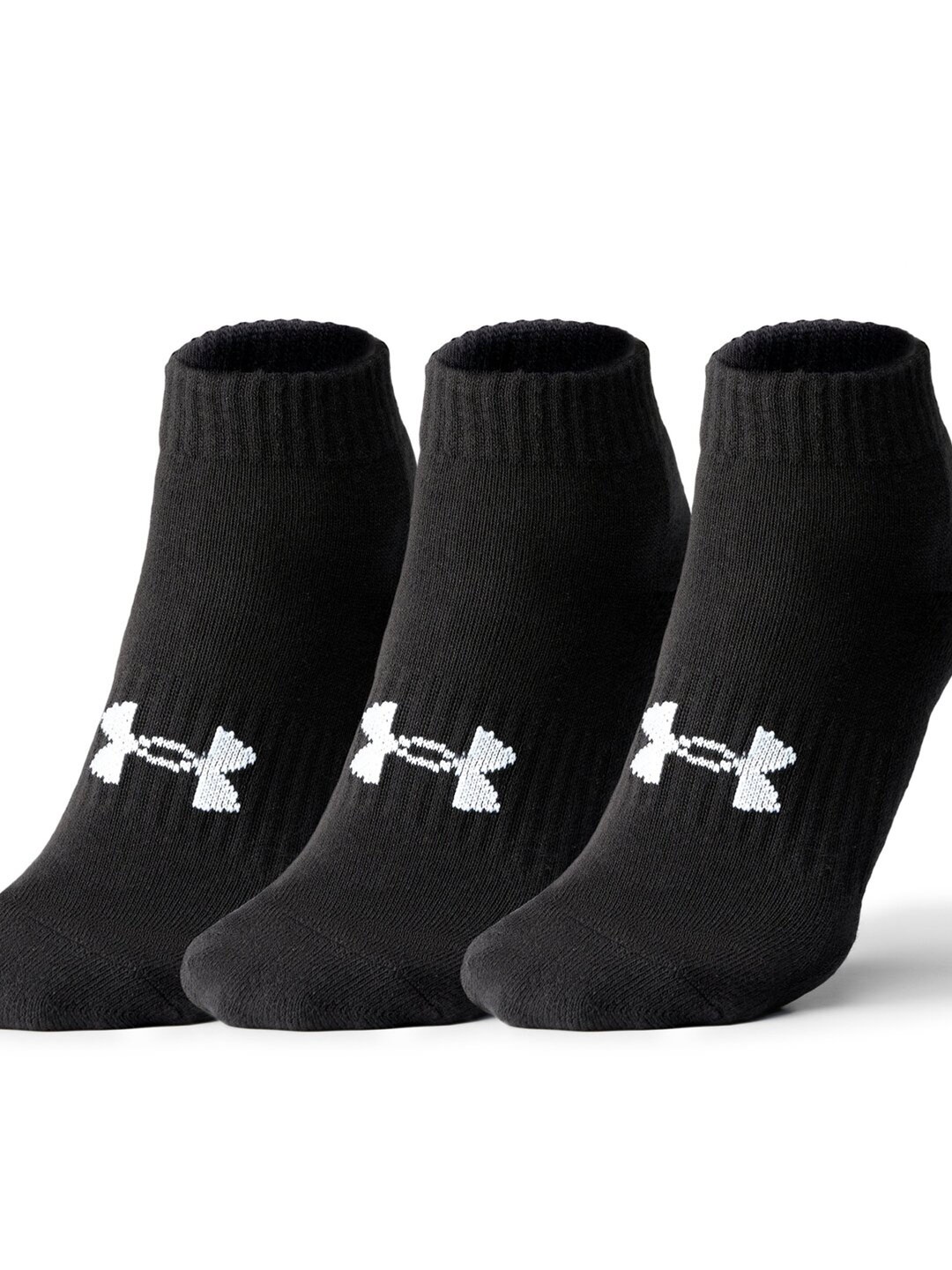 

UNDER ARMOUR Pack Of 3 Printed Ankle-Length Socks, Black