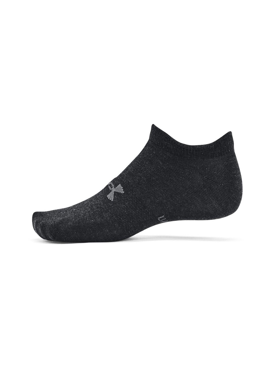 

UNDER ARMOUR Unisex Pack Of 3 Logo-Patterned Essential No-Show Shoe Liner Socks, Black