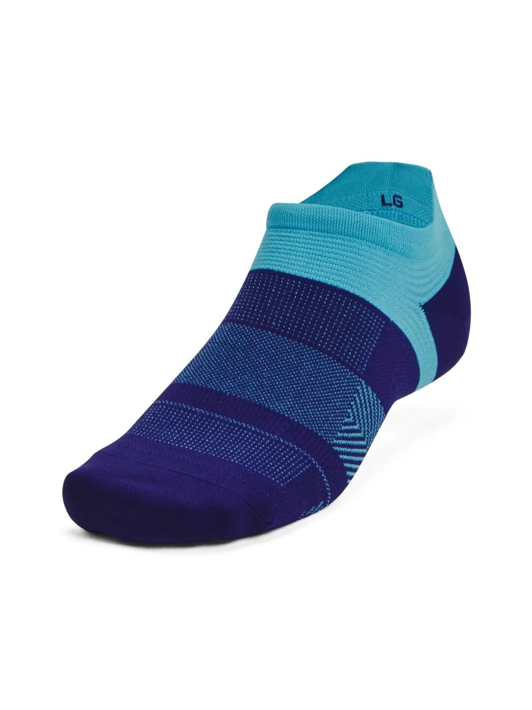 

UNDER ARMOUR Pack Of 2 Patterned Run Lite Ankle-Length Socks, Blue