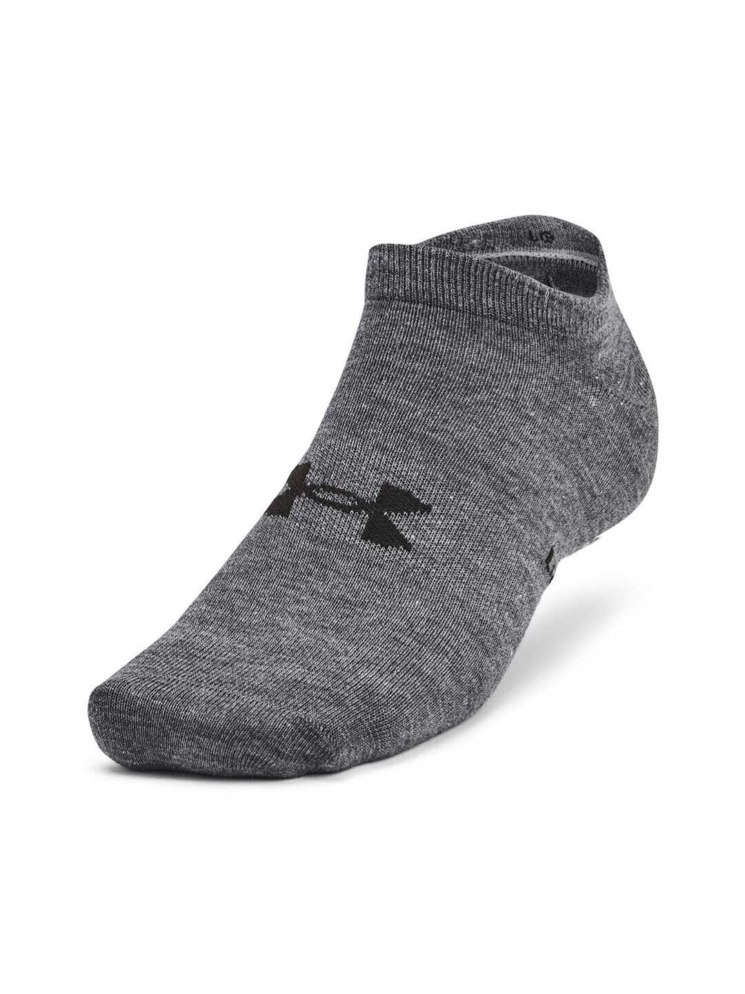 

UNDER ARMOUR Pack Of 3 Essential No Show Calf-Length Socks, Grey