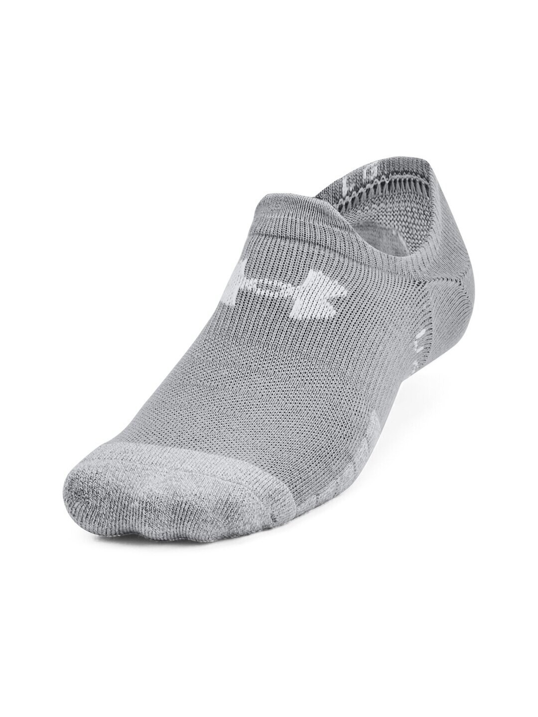 

UNDER ARMOUR Unisex Pack Of 3 Heatgear Ultra Low Ankle-Length Socks, Grey