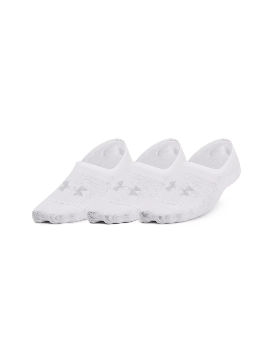 

UNDER ARMOUR Women Pack Of 3 Patterned UA Breathe Lite Ultra Low No-Show Socks, White
