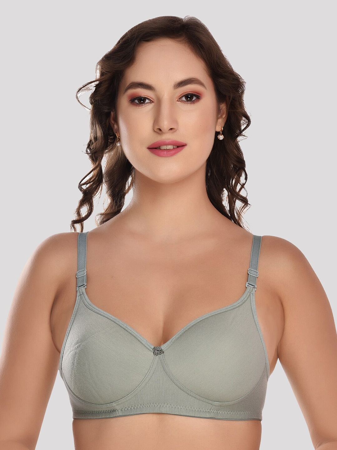

LIONZY Full Coverage Lightly Padded T-shirt Bra With All Day Comfort, Green