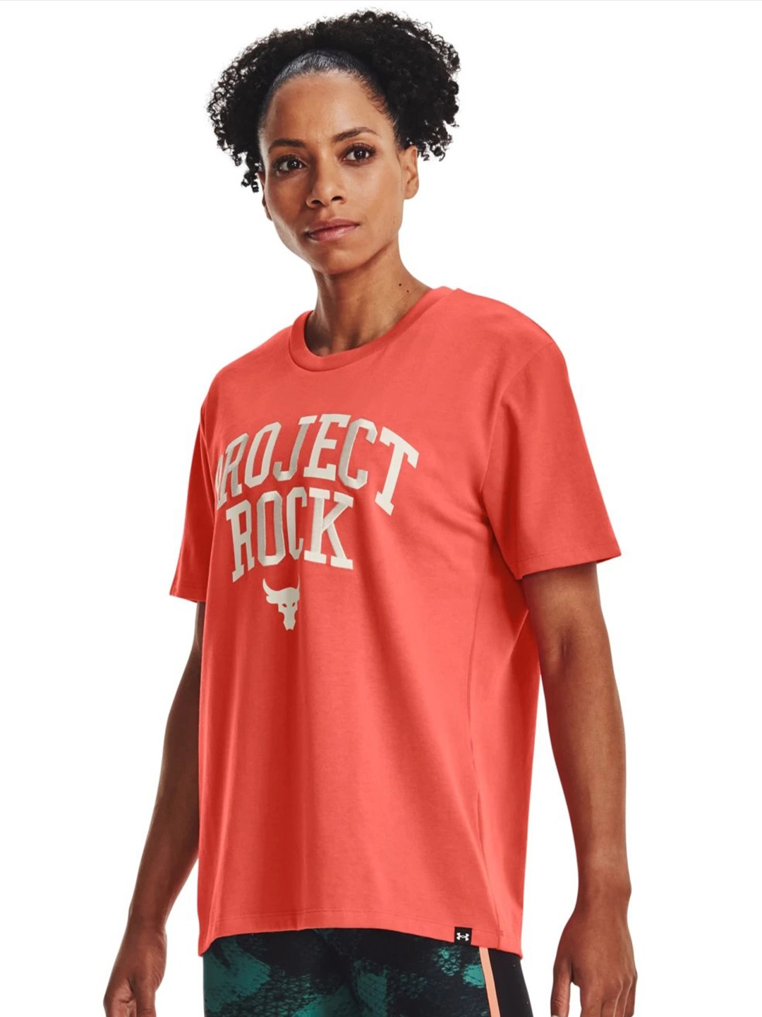 

UNDER ARMOUR Typography Printed Short Sleeves T-shirt, Orange