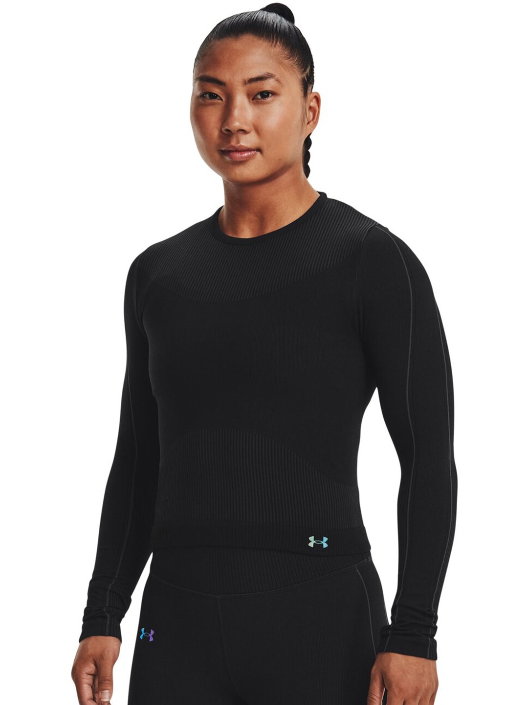 

UNDER ARMOUR Rush Seamless Long Sleeves, Black