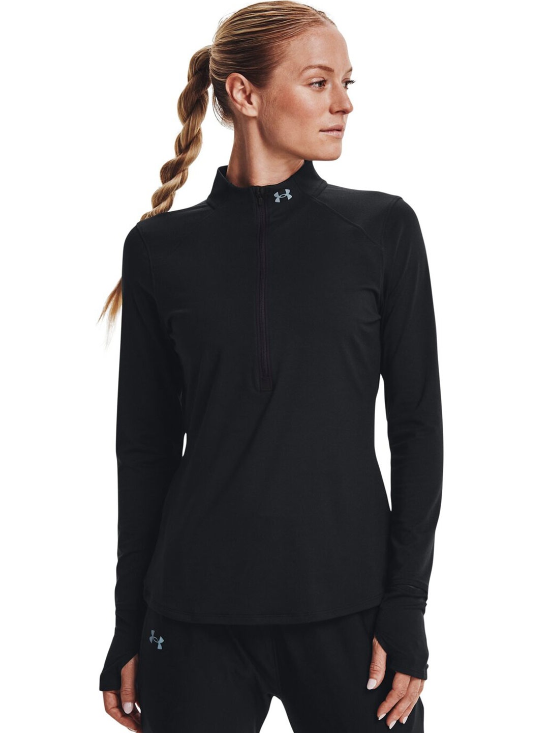 

UNDER ARMOUR Slim-fit Long Sleeves T-shirt, Black