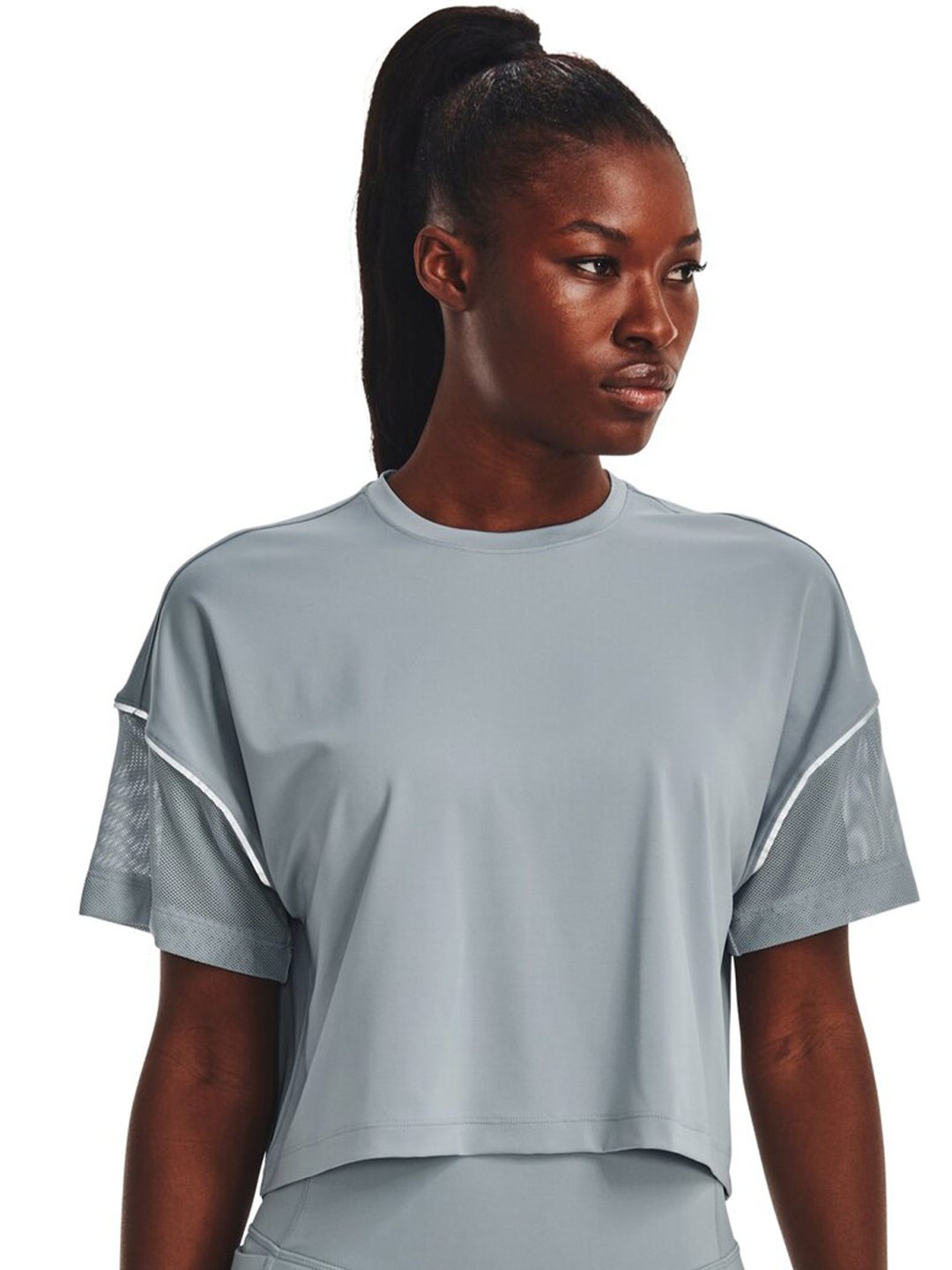 

UNDER ARMOUR Round Neck Short Sleeves T-shirt, Blue