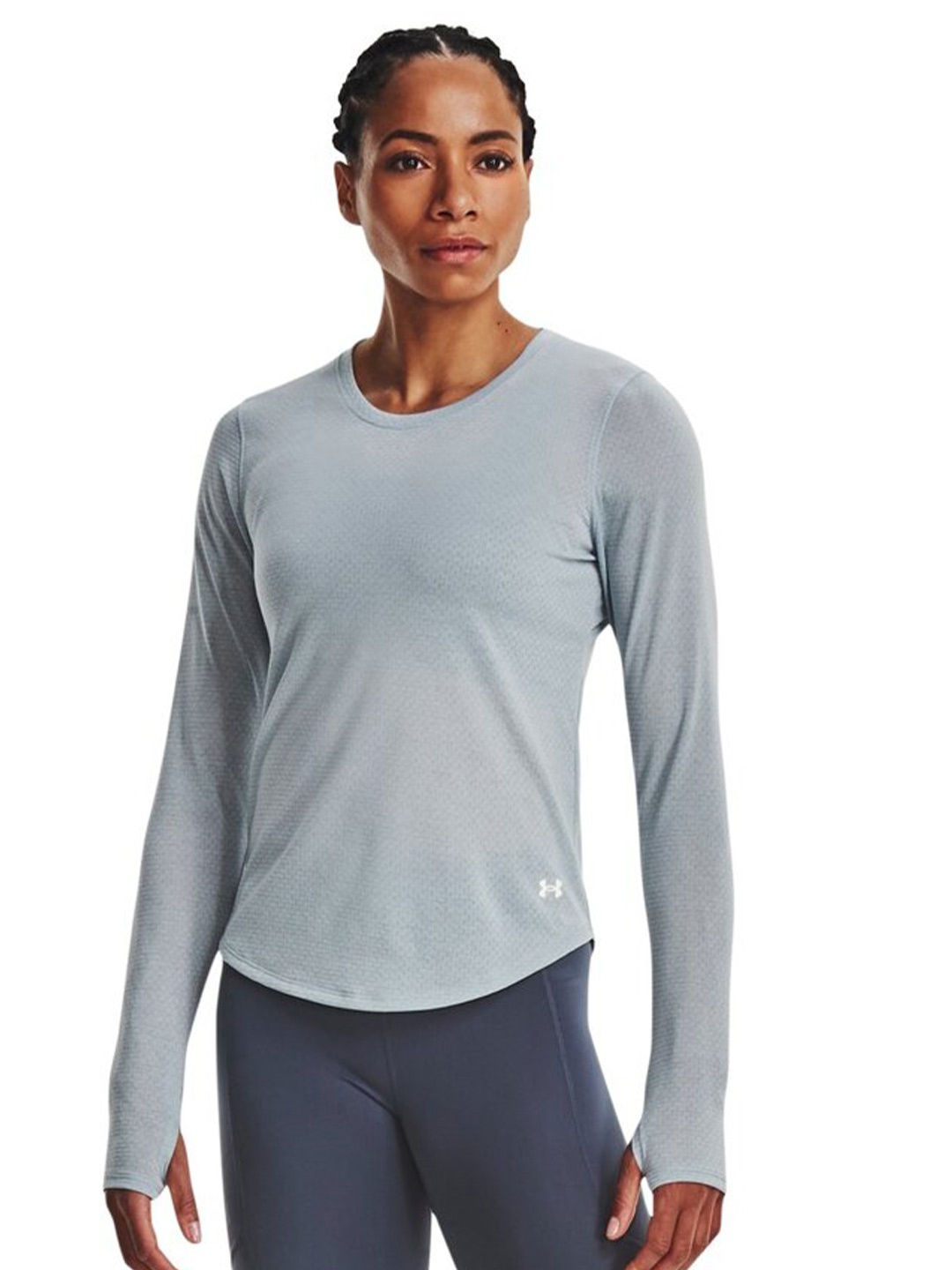 

UNDER ARMOUR Long Sleeves Slim-fit T-shirt, Blue