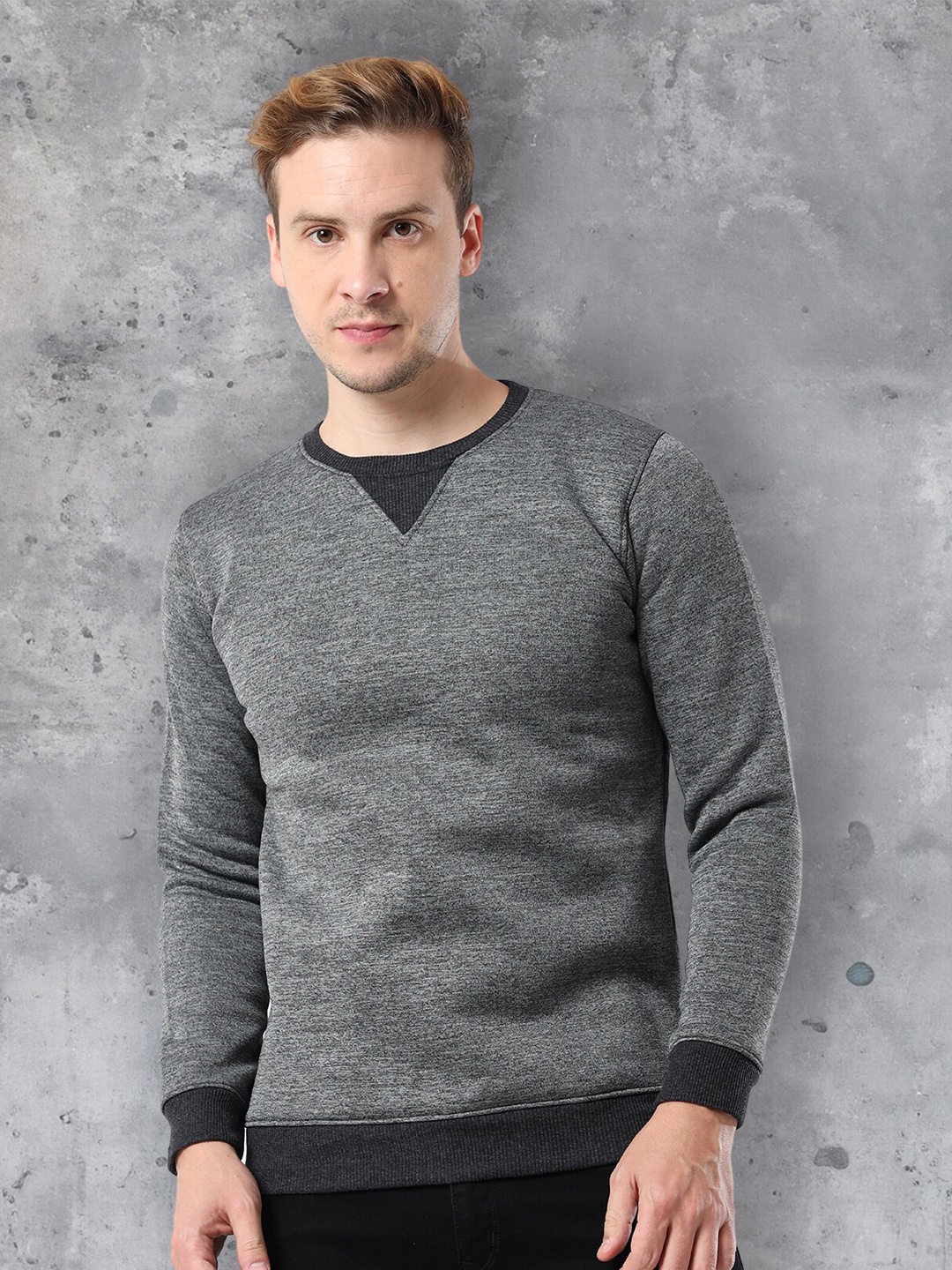 

fanideaz Round Neck Long Sleeve Sweatshirt, Grey