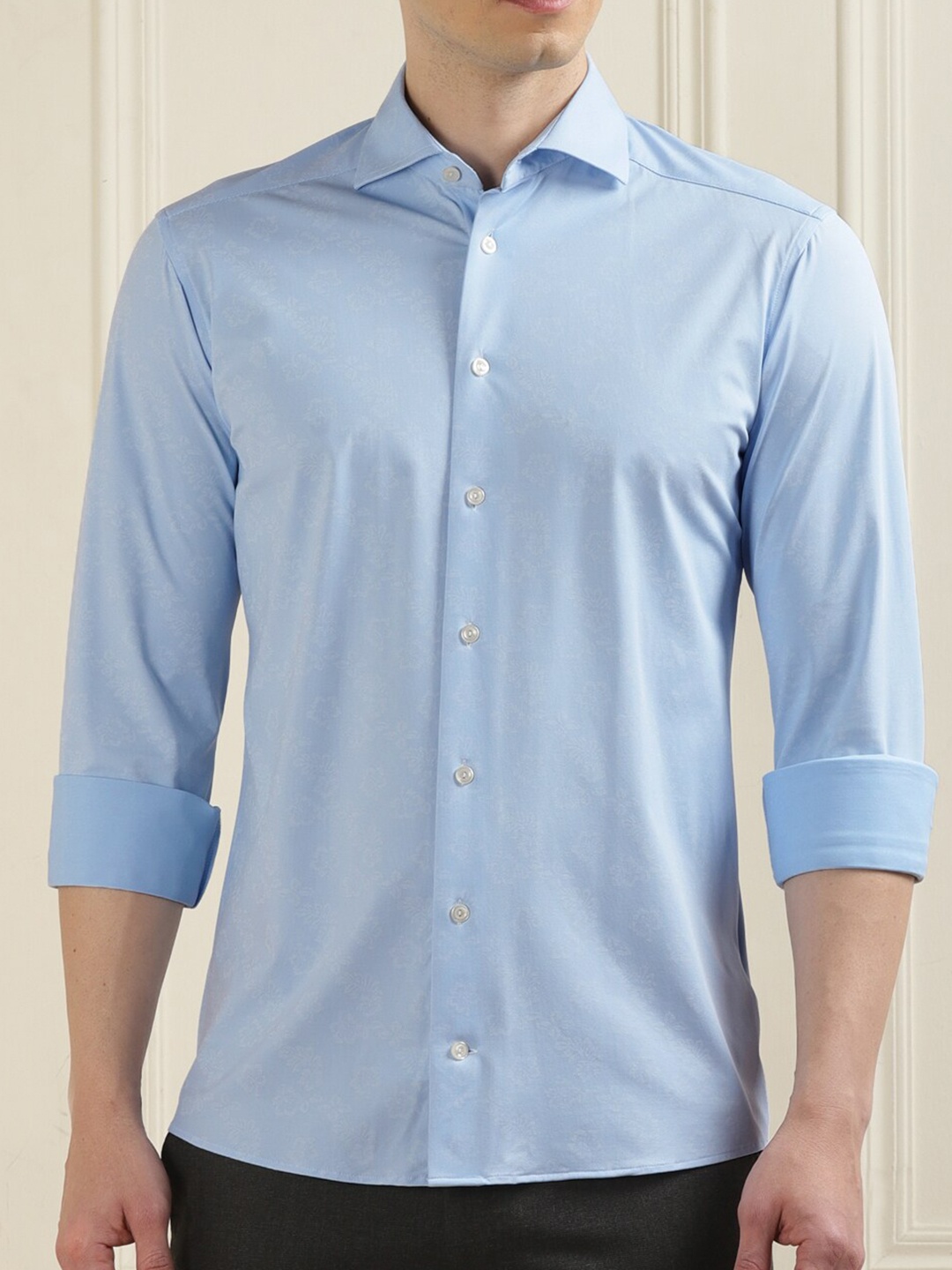 

Eton Slim Fit Cutaway Collar Casual Shirt, Blue