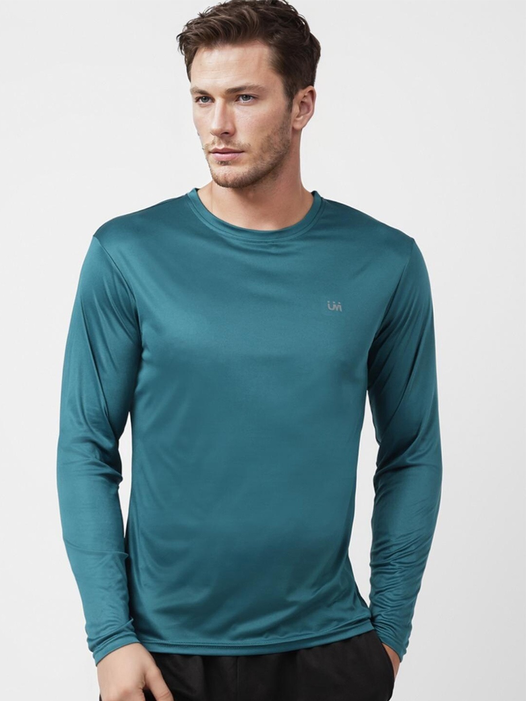 

UrbanMark Long Sleeves Sports T-shirt, Teal