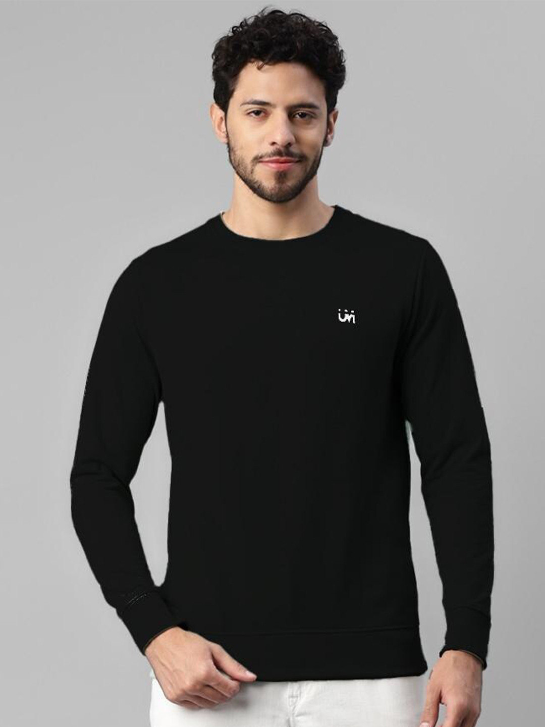 

UrbanMark Pullover Sweatshirt, Black