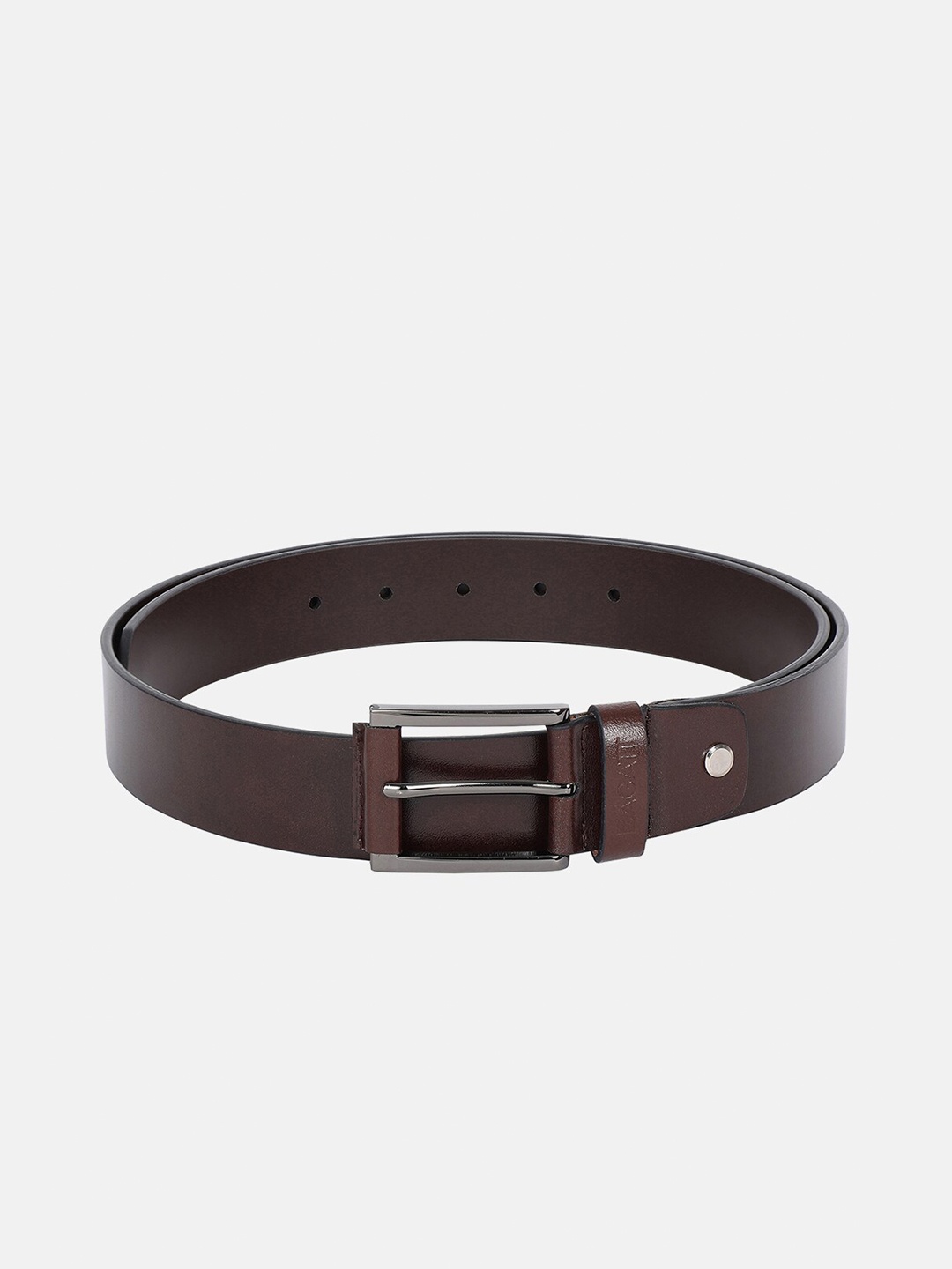 

BAGATT Parma Men Leather Reversible Belt, Brown