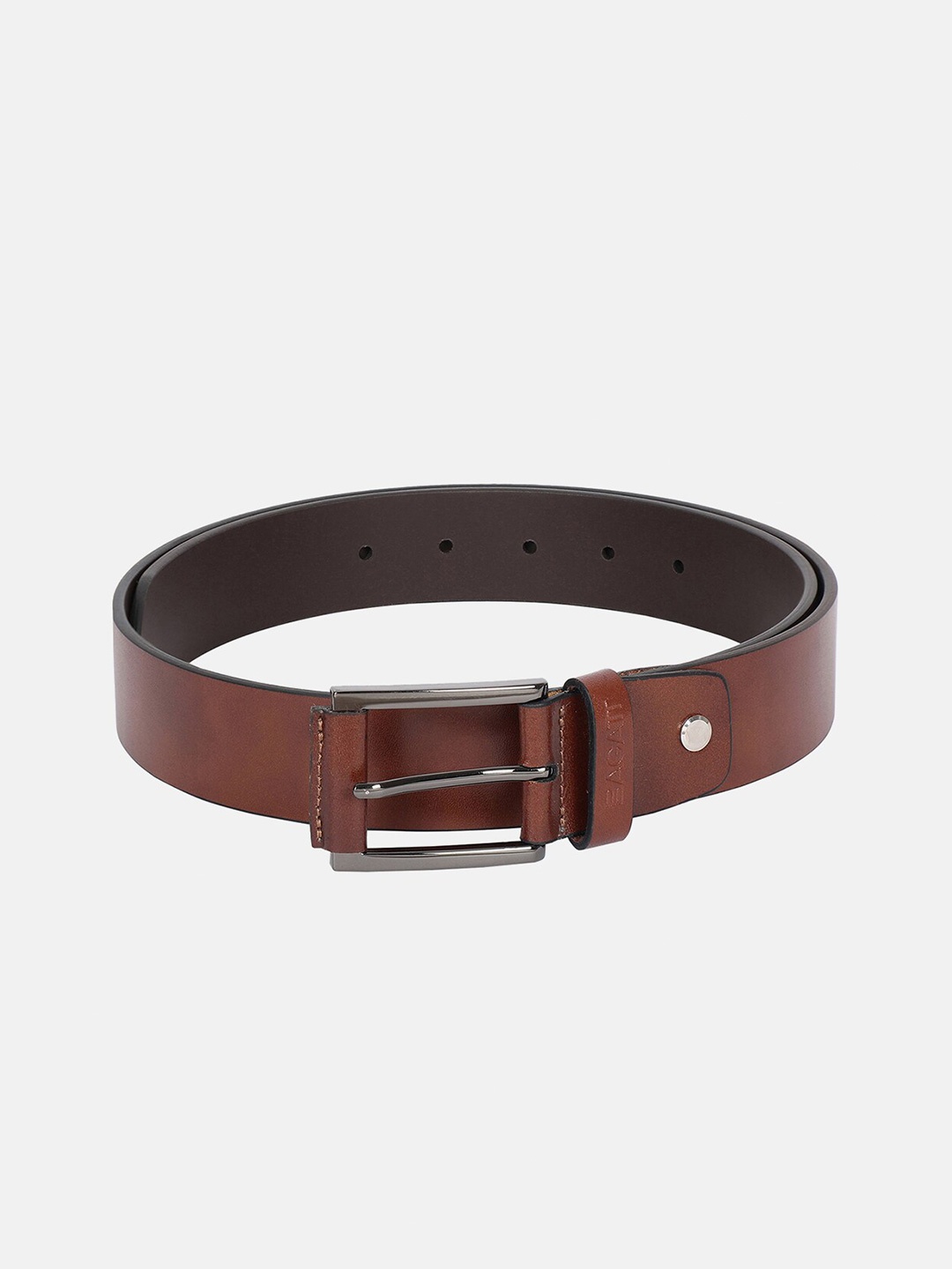 

BAGATT Parma Men Leather Reversible Belt, Brown