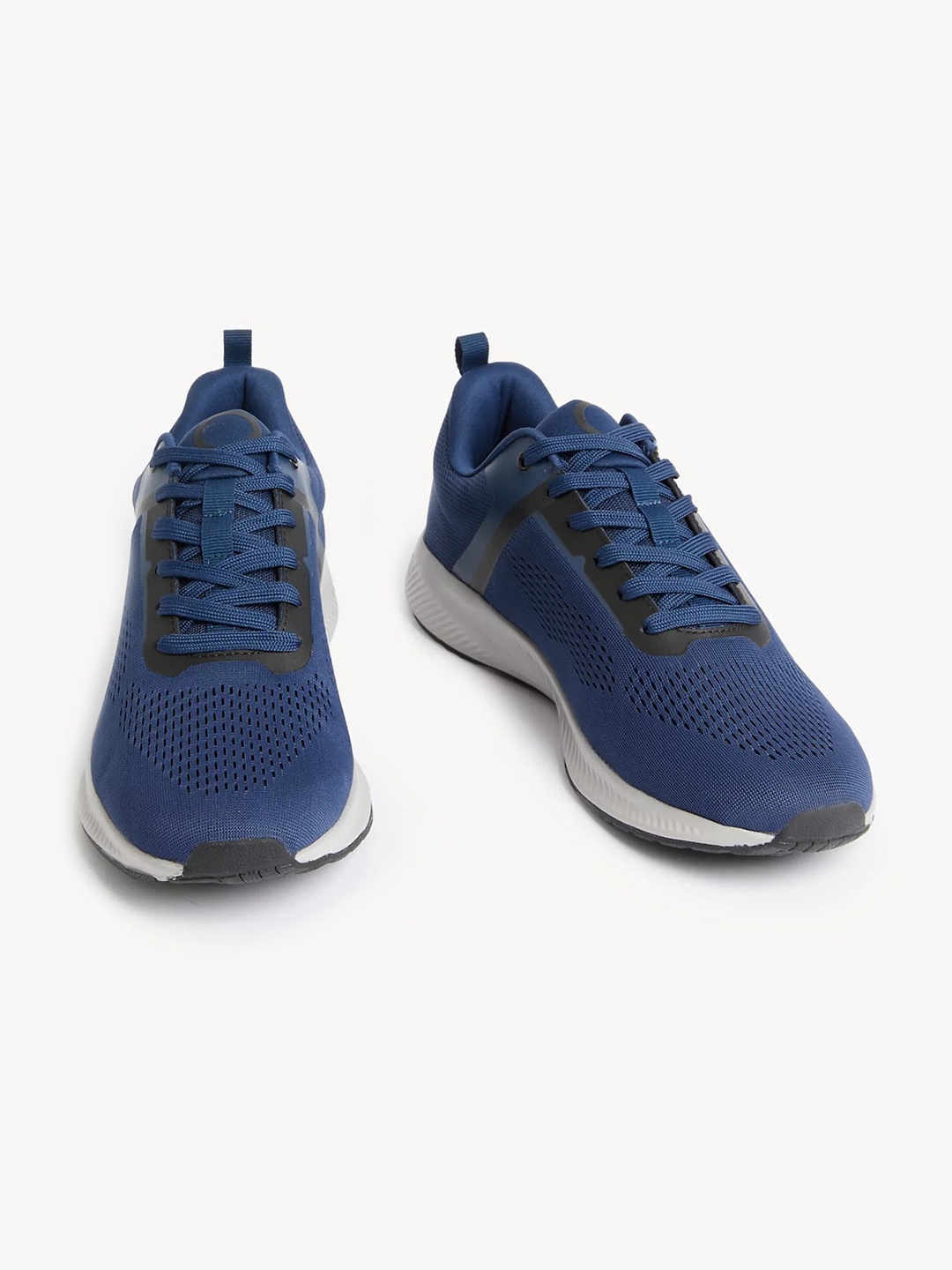 

Marks & Spencer Men Textured Comfort Insole Sneakers, Navy blue