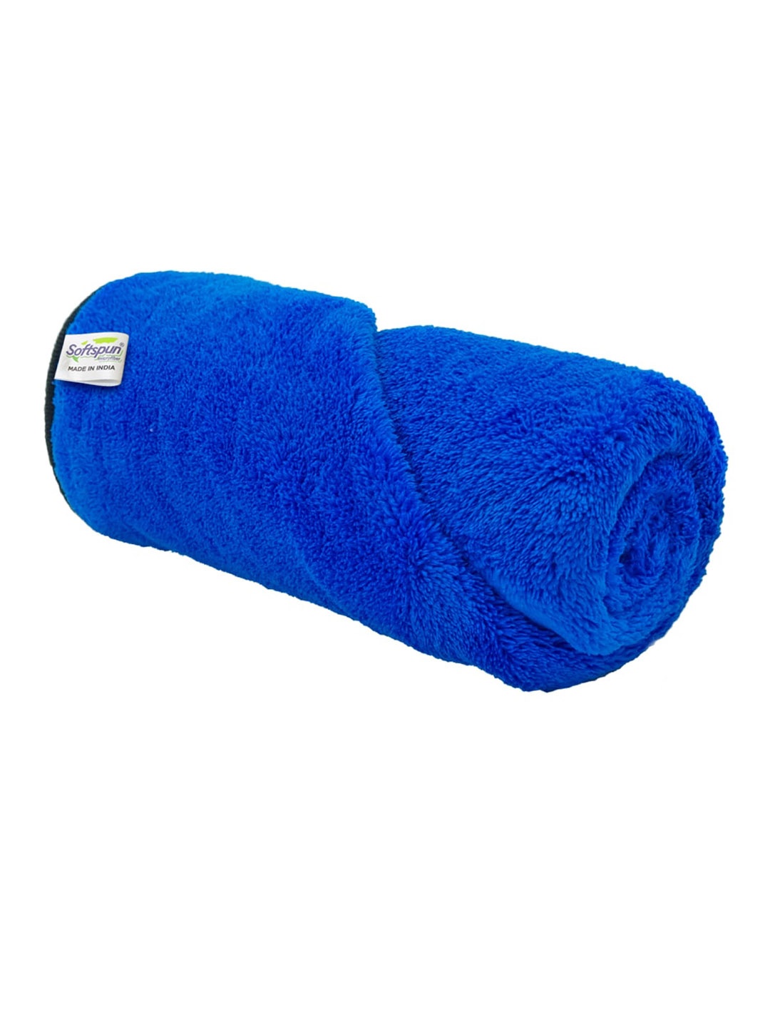 

Softspun Microfiber Blue 280 GSM Microfiber Highly Absorbent Bath Towel