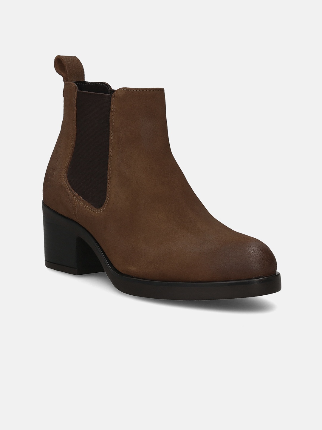 

BAGATT Women Torvi Mid Top Platform Heeled Chelsea Boots, Brown