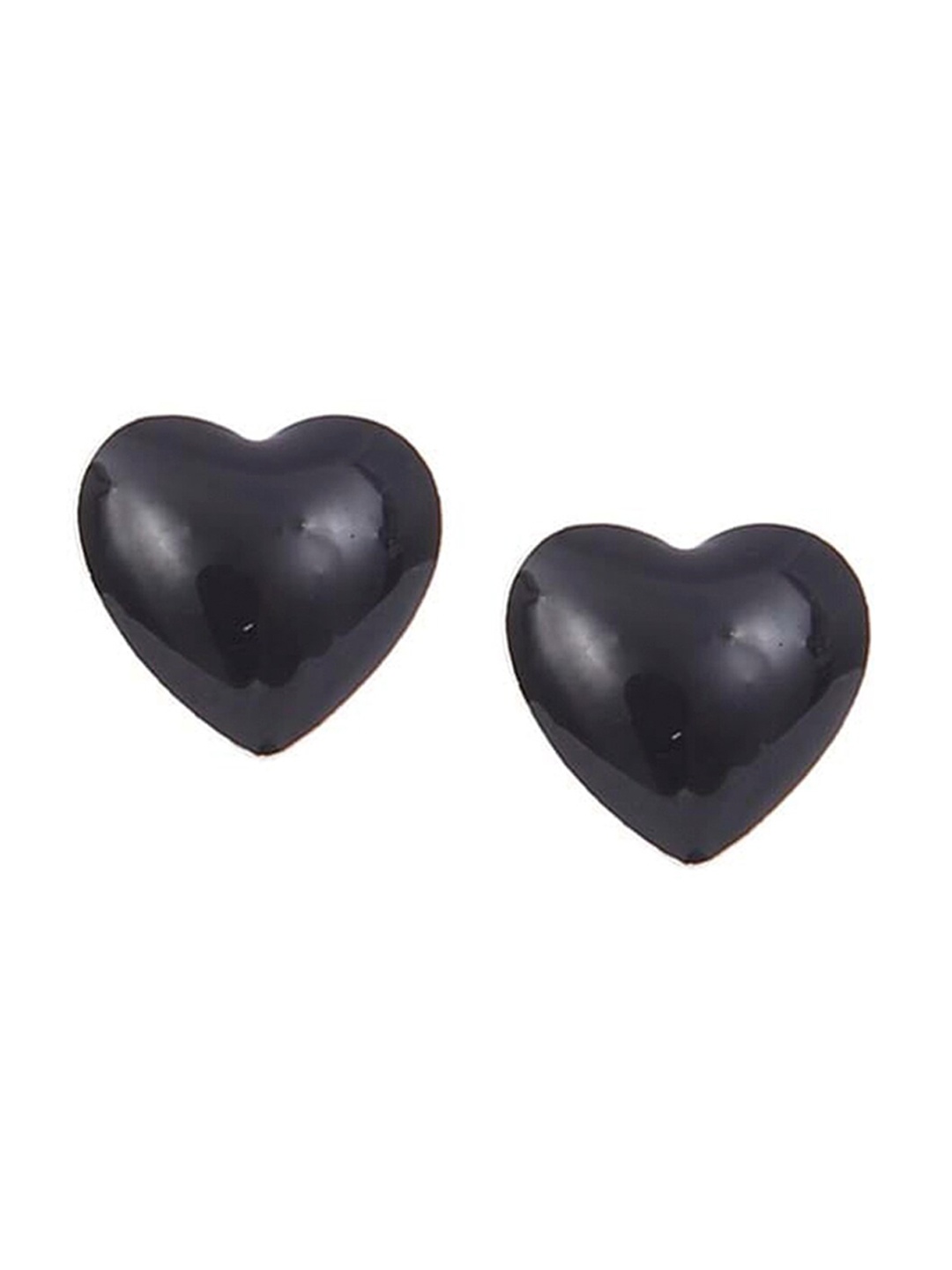 

Abhooshan Girls 92.5 Sterling Silver Contemporary Studs Earrings, Black
