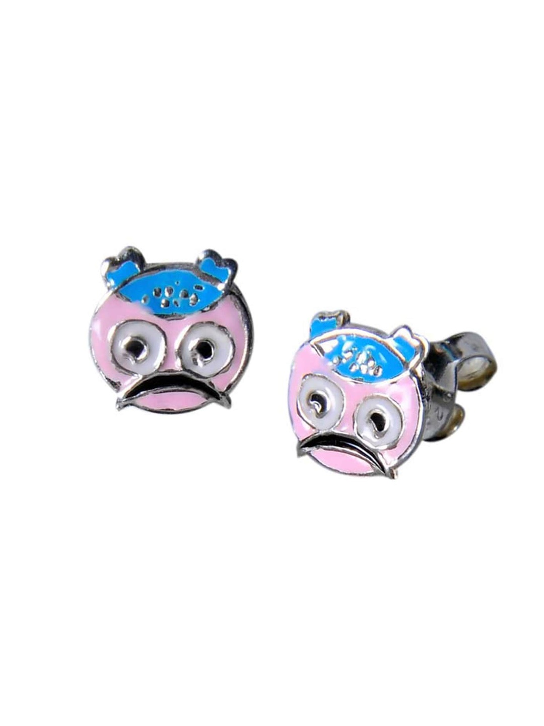 

Abhooshan Contemporary Studs Earrings, Pink