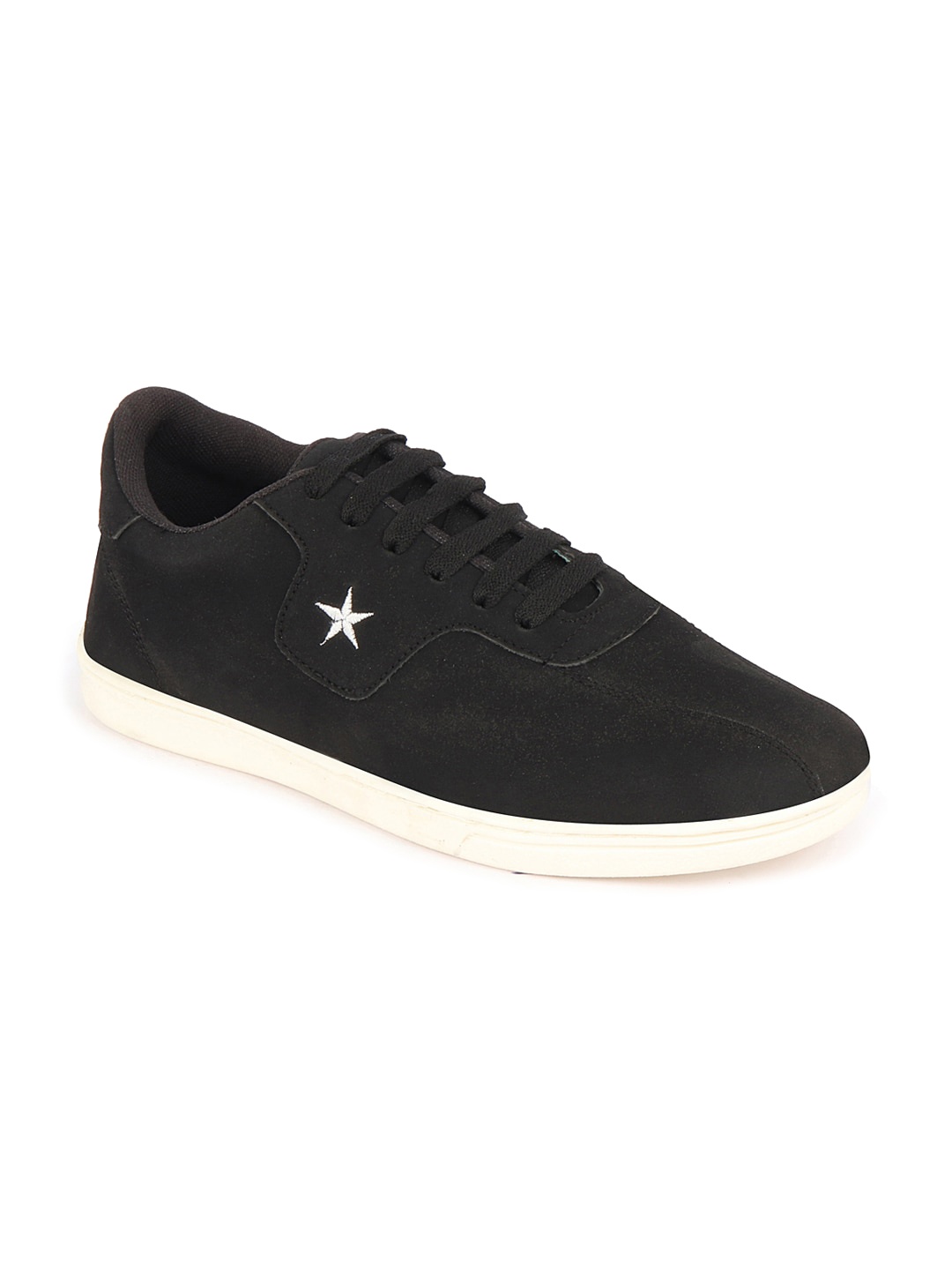 

FAUSTO Men Anti-Skid Lightweight Sneakers, Black