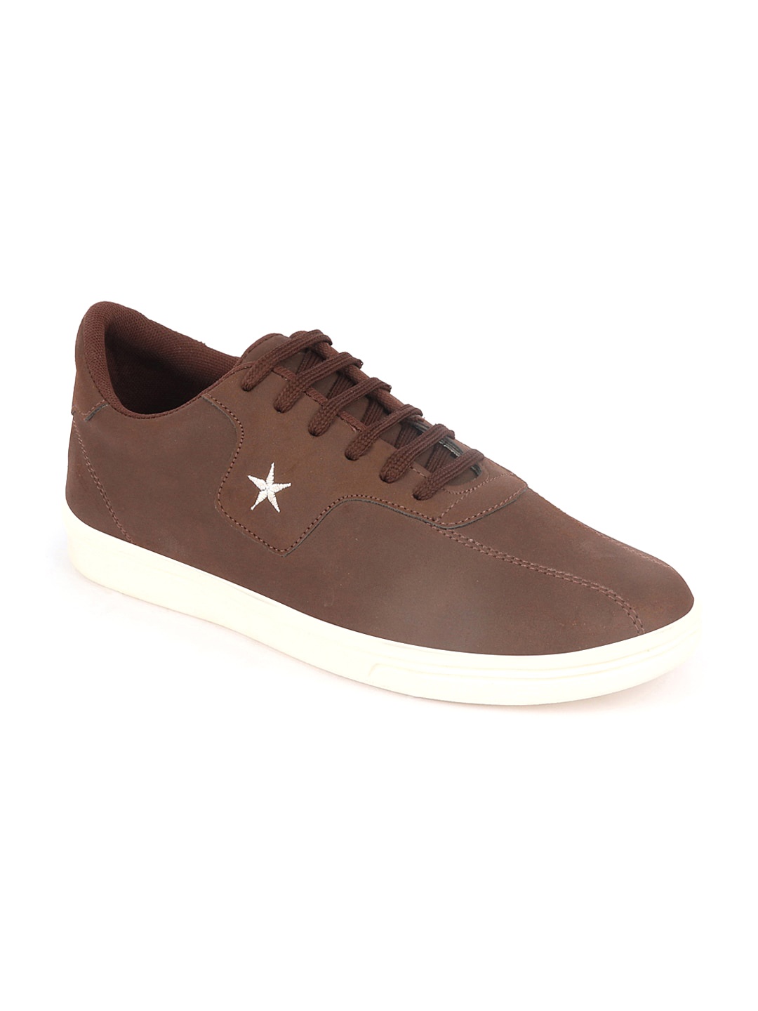 

FAUSTO Men Anti Skid Lightweight Sneakers, Brown