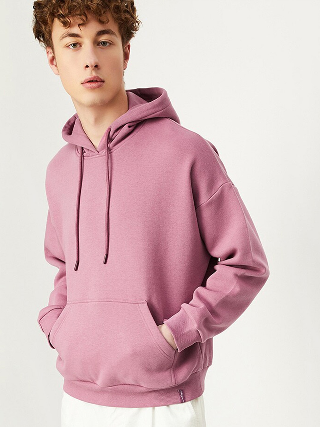 

max Hooded Pullover Sweatshirt, Pink