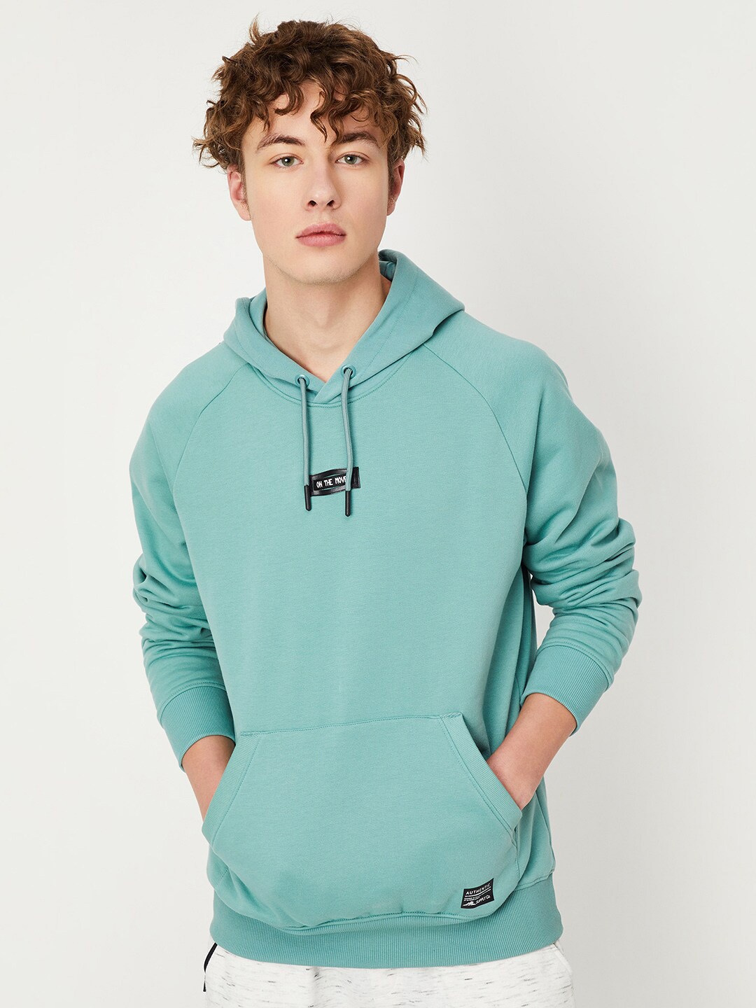 

max Hooded Pullover Sweatshirt, Green