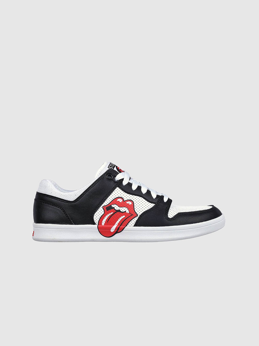 

Skechers Men Rolling Stones: Classic Cup - Euro Lick Sneakers, Black