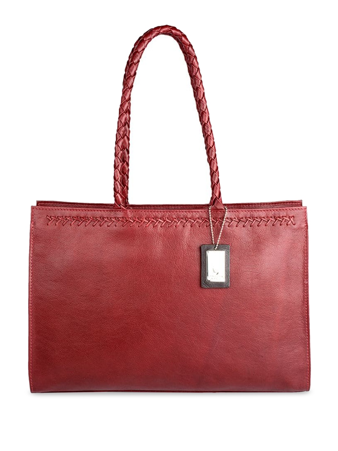 

Hidesign Textured Structured Leather Shoulder Bag, Red