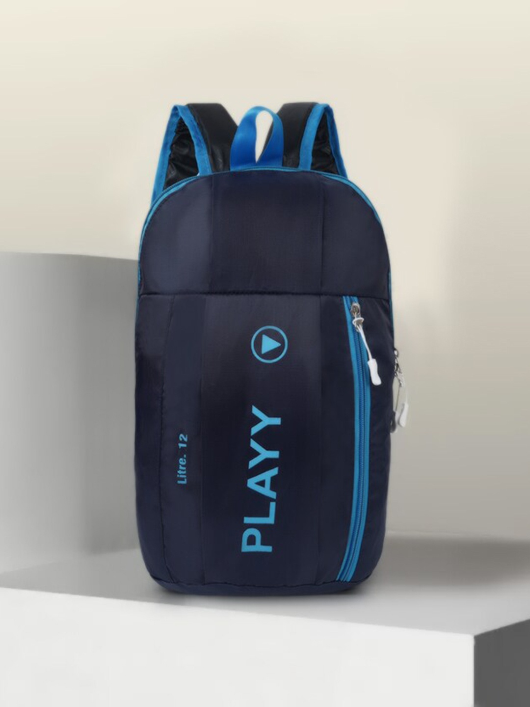 

PLAYYBAGS Unisex Brand Logo Backpack, Blue