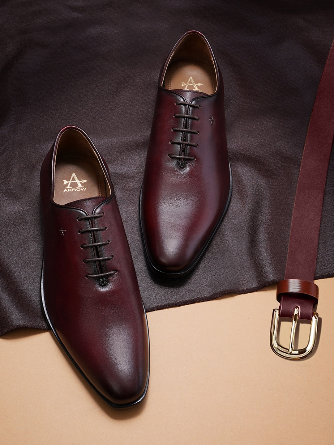 

Arrow Men Walsh Leather Formal Oxfords, Burgundy