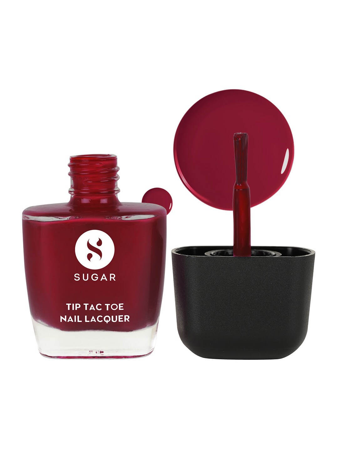 

SUGAR Tip Tac Toe Classic Long Lasting Nail Lacquer 9 ml - Joyful Jam 28, Maroon