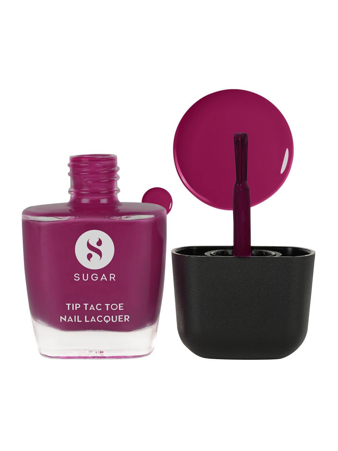 

SUGAR Tip Tac Toe Classic Long Lasting Nail Lacquer 9 ml - Spicy Sangria 27, Purple
