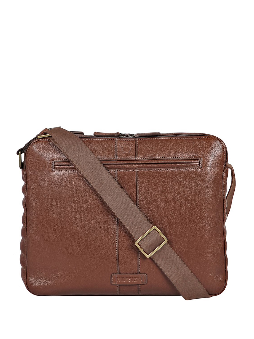 

Hidesign Leather Messenger Bag, Brown