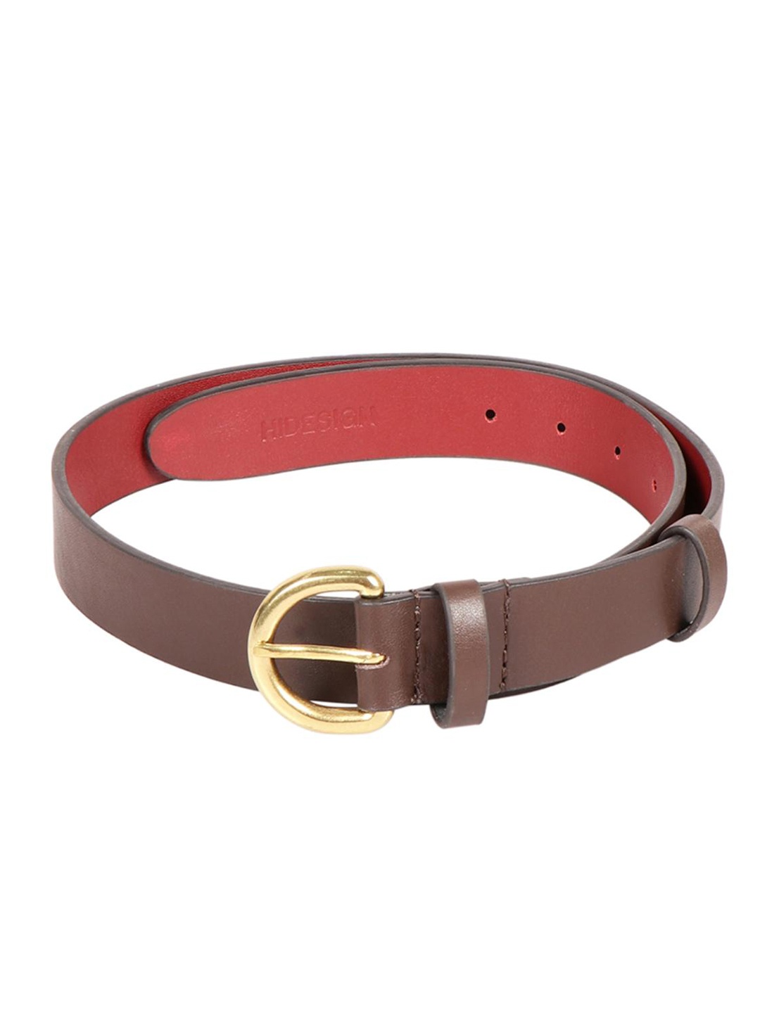 

Hidesign Women Leather Belt, Brown